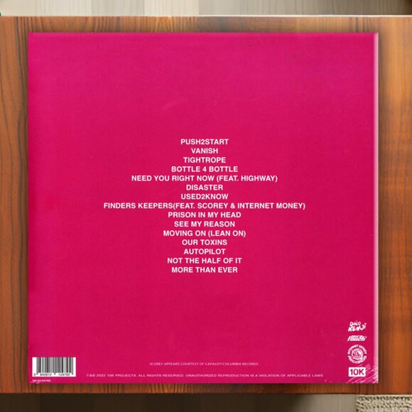 [NEW] DRO KENJI - WITH OR WITHOUT YOU WHITE COLOR VINYL EDITION 12" LP RECORD - Picture 3 of 3